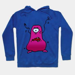 SCARY PURPLE MONSTER ILLUSTRATION Hoodie